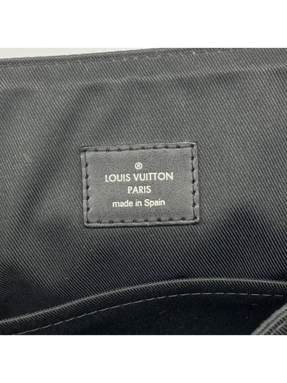 Louis Vuitton Shoulder Bag Monogram Eclipse District MM NM Black